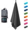 Fit-Flip Microfaser Handtücher - kompakt und leicht - Mikrofaser Handtuch schnelltrocknend - als Reisehandtuch, Sporthandtuch, Strandtuch - Badetuch groß (1x 200x90cm, Cool Grey)