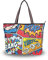 alaza Tote Umhängetasche Retro Pop-Art-Comic-Handtasche Groß