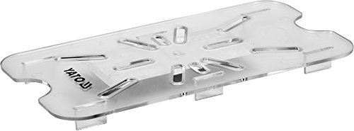 YATO Profi Polycarbonat GN Abtropfgitter für Gastronormbehälter 1/1 1/2 1/3 1/4 1/6 Größen Auswahl Gastro Norm Kunststoff Drainage Abtropf Gitter Einlege Boden Ablauf (GN 1/4)