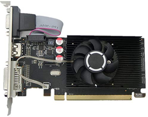 HD6450 Carte graphique HD DDR3 pour ordinateur de bureau 2 Go