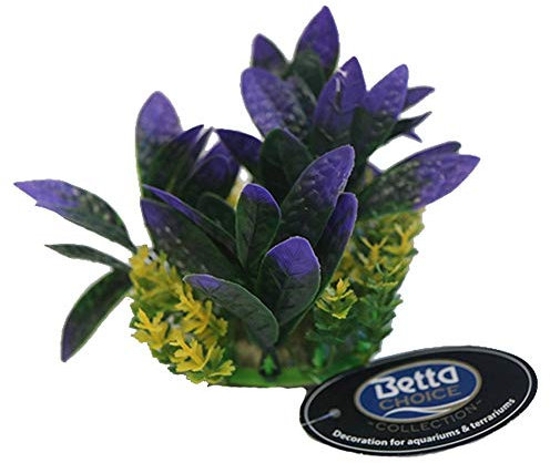 Betta Choice Purple Plastic Aquarium Plant