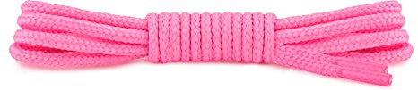 Ladeheid Lacci in Poliestere LAMTP02-1 Paio di Lacci Rotondi per Scarpe Eleganti e di Pelle, Antirottura ø 3 mm, 25 Colori, lunghezza 60-130 cm (Rosa, 110cm)
