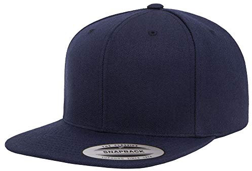 Flexfit Blank Snapback Cap Navy
