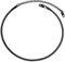 PROSTEEL Damen Mädchen Collier schwarz Edelstahl kurz Kette 38+9cm verstellbar Schlangenkette Halskette 3mm Choker Necklace modischer Schmuck Accessoire für Geburtstag Party
