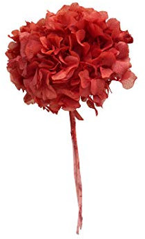 Pandecor Mazzo di Ortensie stabilizzate Colore Rosso d.20cm