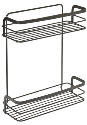 Metaltex MacBook PRO Mensola Rettangolare, Detailed in The Description, Nero, 26x10x30