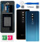 Eonpam Akkudeckel für OnePlus 7T Pro Rückseite Glas Original Backcover Back Glas Ersatz Reparatur Set mit Kameraobjektiv (Blau)