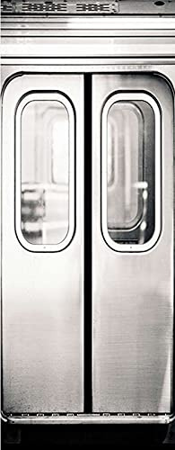 A.Monamour Türtapete Selbstklebend Türfolie Türposter 3D U-Bahn Tür Vinyl Folie Türdeko Tapete Wandbild Türaufkleber Türtattoo 77 x 200 cm
