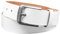 Vascavi Ledergürtel, 4 cm breit, Echtes Leder, Unisex Gürtel für Damen und Herren, MADE IN GERMANY, AM55-SL-Weiss-85