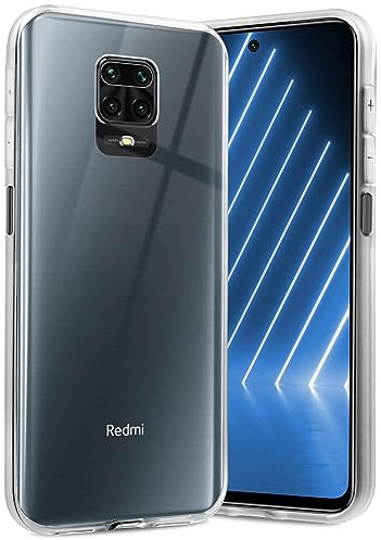 ONEFLOW Ultra Clear Case Kompatibel mit Xiaomi Redmi Note 9 Pro Hülle Transparent, Handyhülle aus Soft Silikon, Extrem Stoßfest und Flexibel, TPU Schutzhülle Durchsichtig - Klar