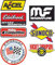 cut-it folientechnik & design MG631 / 7X Hotrod Aufkleber 9cm USA Vintage V8 Sticker Kult Auto Tuning Muscle Car Big Block Auspuff Oldtimer Vergaser