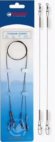 Paladin Titanium Vorfach 9kg 40cm Leader mit Wirbel & Snap