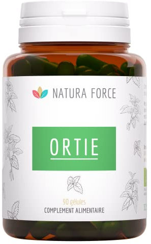 Ortie Bio en Gélules - Pur Extrait de Feuilles d’Ortie Piquante Biologique - Riche en Composés Biologiquement Actifs - Fabriquée en France - 90 gélules végétales
