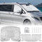 5 Stück Frontscheibenabdeckung Auto Sonnenschutz Innen, Luxus Sonnenschutz Auto Windschutzscheibe Abdeckung für 2014-2022 Mercedes-Benz VITO III W447 / Viano