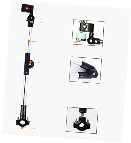Toddmomy Adjustable Stroller Pram Umbrella Stand Bike Umbrella Bracket Carriage Bracket Buggy Sun Parasol Holder for Bike