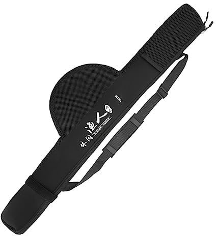 Harilla Angelruten-Koffer, zusammenklappbare Angelruten-Tasche, Angel-Aufbewahrungstasche, Reise-Tragetasche, Angelruten-Rutenhalter, 75CM