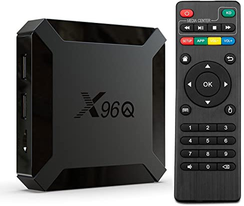 Android 10.0 TV Box, X96 Mini 2021 versión actualizada X96Q 2GB RAM 16GB ROM Smart TV Box Allwinner H313 Quad Core Support 4K 3D Set Top Box X96 Mini WiFi Home Media Player