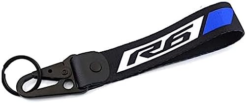 NOLLAM Schlüsselanhänger mit Motorrad-Stickerei passt für R1 R6 R3 YZF-R6 2015 Yzf R1 2006 Yzf-r3 All Years