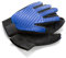 Animal House - 2 Gants de Toilettage, Épilateur pour Chiens et Chats, Massant et Doux, Nettoyant et Confort Agréable (Bleu)
