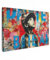 MuchoWow© Leinwandbilder Groß 120x80 cm XXL Wall Art Decoration Bilder für die Wand Schlafzimmer Deko Canvas Painting Wanddekoration Wohnzimmer Graffiti - Vintage - Junge - Street art - Neon - Banksy