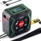 XCOOL Sw-tm60b 2-in-1 Digital Tape Measure with Laser, 197-ft, Self-locking Tape Measure, Magnetic Hook, Pythagorean, Area, Volume, Movable Hook, Rubber Casing, USB-C Charging
