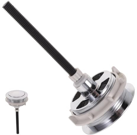 Homoyoyo Einzelner Toilettenspülknopf Abs Mit Hochglanz Galvanik Wasser Sparender Druckspülknopf Toilettenwassertank Ersatzteil Für Wc Bad