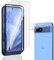 Jewloofa Protector de Pantalla Compatible con Google Pixel 8A Cristal Templado [2 Piezas] y Protector de Lente cámara [2 Piezas], 9H Dureza, Vidrio Templado para Google Pixel 8A