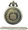 Doengdfo Taschenuhr und Mehrseitiges Mini-Würfelset Aus Metall, Brettspiel, Coole Tischwürfel-Taschenuhr Ohne Zifferblatt