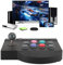 ArcadeStick per ArcadeFight Stick Joystick a 8 Tasti con Funzioni Turbo Macro, Controllo Dual Mode Arcadecontroller Street Fight per Android TV Box per per
