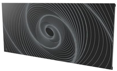 BESTHERM - Radiateur électrique fixe connecté WIFI à inertie sèche céramique 2000W Bestherm ARIANE CONNECT Design horizontal noir