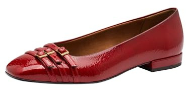 Tamaris Damen Ballerina Vegan rot 39