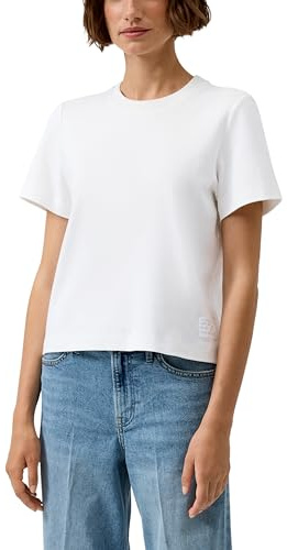s.Oliver Verkürztes T-Shirt aus Interlockjersey