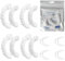 NHPY 4 Paires Facette Dentaire Haut Et Bas,Dentier Sourire Parfait,Dentier Sourire Fausse, Facette Prothese Dentaire,Faux Dentier Sourire Parfait,Prothèse Dentaire Cosmétique(Il Y A Des Trous,A)