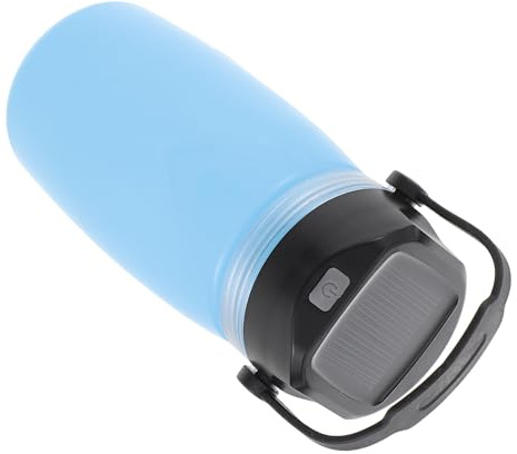USB Wasserkocher fürs Camping mit Solar Ladung und Nachtlichtfunktion | 730ml, ABS und Lebensmittelechtes Silikon, Leicht Tragbar für Wandern und Camping, Wasserkocher Solar
