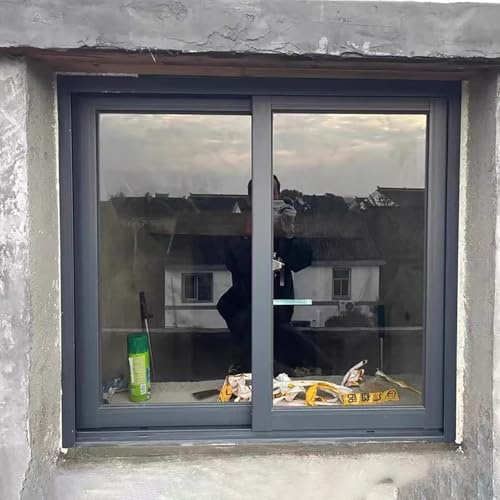 Ventana Ventanas de Cobertizo de 35x45, 45x45, 55x40, 60x45 y 80x61 cm. Ventana Corredera Horizontal de Repuesto para Sótano, Granero, Gallinero, Casa Móvil(37x18in/94x45cm)