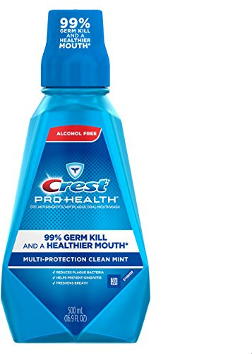 Crest Pro-Health Multi-Protection Oral Rinse, Refreshing Clean Mint, 16.9 oz
