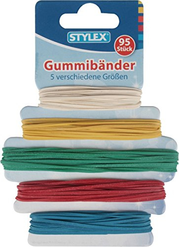 95 Gummibänder Gummiband 5 verschiedene Größen