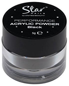 Star Nails Performance Acrylic Powder Pure Black 5g