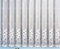 heimtexland Gardine Vorhang Jacquard Store mit Bleiband für schönen Fall weiß schönes Blumenmuster Allover mit Kräuselband/Universalschienenband HxB 245x750 cm für Fensterbreite 240-295 cm Typ43