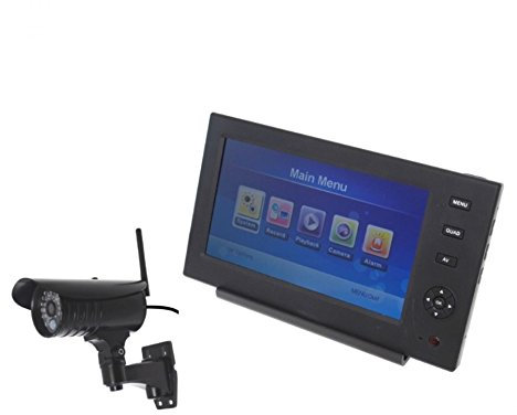 Wireless CCTV Monitor System, 20m Night Vision, Remote viewing though App, Simple and Easy to set up, UK Support