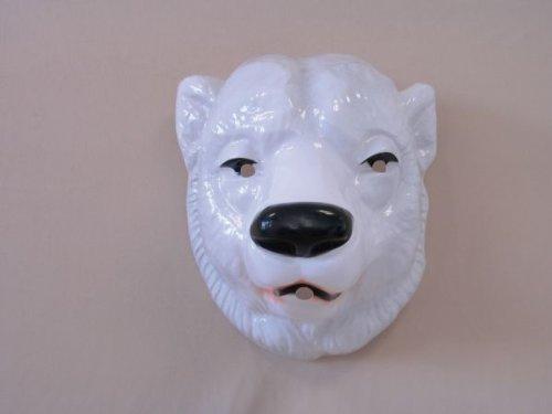 Müller - Hartplastik Tier-Maske für Erwachsene Eisbär