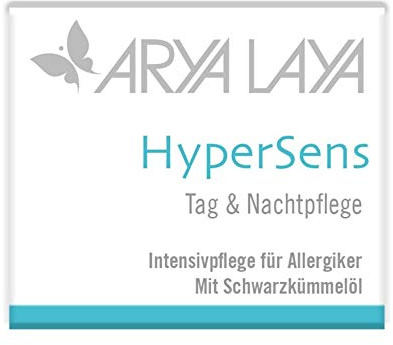 ARYA LAYA HyperSens Tag & Nachtpflege | Intensivpflege speziell für Allergiker| beruhigt, spendet Feuchtigkeit & unterstützt die natürliche Regeneration der Haut | 50 ml