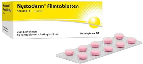 Nystaderm Tabletten 50 Stück gegen Pilzinfektionen