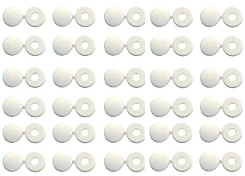 CAPUCHONS CACHE RIVETS BLANCS POUR PLAQUES D'IMMATRICULATION