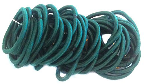 Allsorts® 36 Bottle Green Endless Elastics Hair Bobbles Elastic Bands Hair Accessory