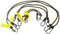 Savage Island Spanngummis extra stark olivgrün mit Haken an beiden Enden elastisch Garten Auto Heimwerken Gepäck Outdoor Camping - 2 x 30cm, 2 x 60cm, 2 x 100cm