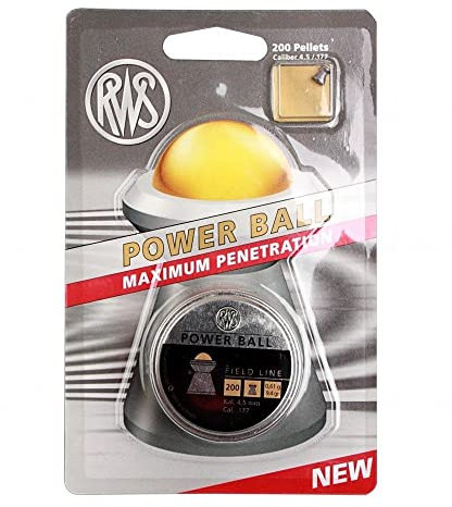 RWS POWER Ball Luftgewehr Diabolos - 4,5 mm / 0,61 g - 200 Schuss