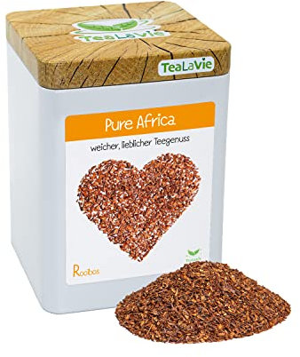 TeaLaVie - Rooibos Tee lose 100% natur - teinfrei Teegenuss ohne Koffein (120g) Pure Africa - Südafrika