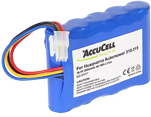 Akku kompatibel mit Husqvarna Automower 310, 315 Li-Ion Akku 584 85 28-01 18,5V 2600mAh 48,1Wh ab Modell 2015
