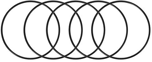 sourcing map 5 Stück O-Ringe Dichtungsringe 130 mm x 140 mm x 5 mm Metrische Nitrilkautschuk Dichtung Gummidichtung Rund für Sahnespender Poolpumpe Schnellkupplung Umfülladapter